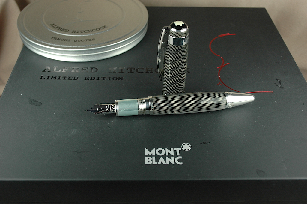 Pre-Owned Pens: 5743: Mont Blanc: Great Characters Alfred Hitchcock